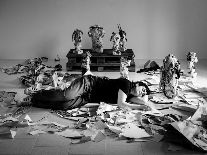 Daniela Conte artista collage