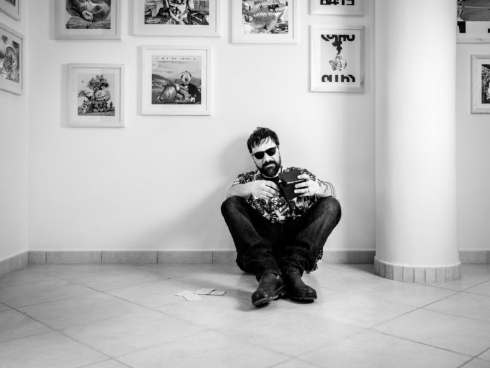 Pasquale De Sensi artista collage